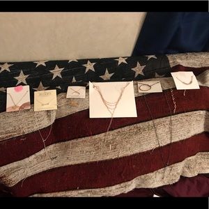 Necklaces and bracelets all 10$